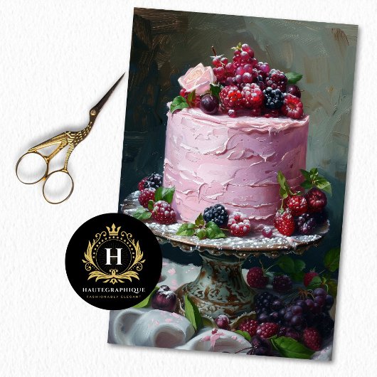 ヴィンテージフローラ結婚のケーキフードベーカリーデコパージュ 薄葉紙