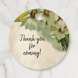 ヴィンテージフローラ結婚のデイジーに感謝す来る フェイバータグ