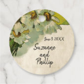 ヴィンテージフローラ結婚のデイジーに感謝す来る フェイバータグ (正面)