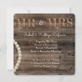 ヴィンテージフローラ結婚の発願の更新招待状 招待状 (正面)