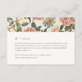 ヴィンテージフローラ結婚の詳細エンクロージャカード エンクロージャーカード (正面)