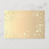 ヴィンテージフローラ結婚の詳細エンクロージャカード エンクロージャーカード (裏面)