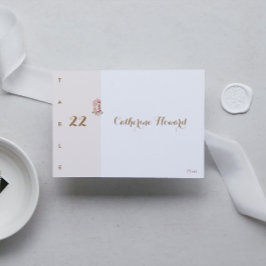 ヴィンテージフローラ結婚アールヌーボー座席表 テーブルナンバー