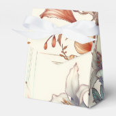 ヴィンテージフローラ結婚アールヌーボー フェイバーボックス (正面サイド)