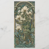 ヴィンテージフローラ結婚アールヌーボー メニュー (裏面)