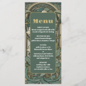 ヴィンテージフローラ結婚アールヌーボー メニュー (正面)