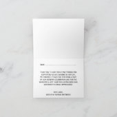 ヴィンテージフローラ結婚シャルボードコレクション サンキューカード (内部)