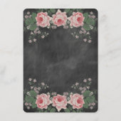 ヴィンテージフローラ結婚シャルボード挿入カード エンクロージャーカード (裏面)