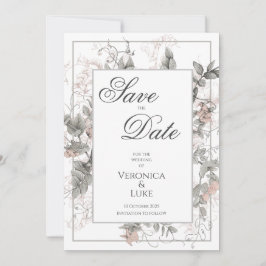 ヴィンテージフローラ結婚ズ セーブザデート
