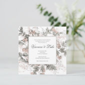 ヴィンテージフローラ結婚ズ 招待状 (スタンド正面)