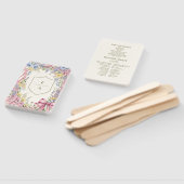 ヴィンテージフローラ結婚フレーム ハンドファン (組立なし)