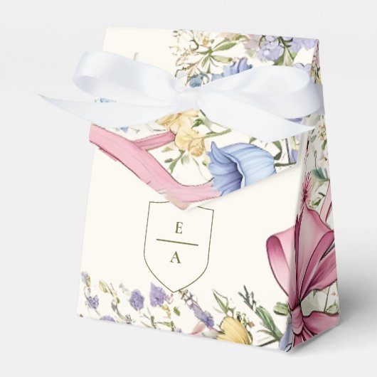 ヴィンテージフローラ結婚フレーム フェイバーボックス (正面サイド)