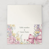 ヴィンテージフローラ結婚フレーム プレイスカード (外部開封)