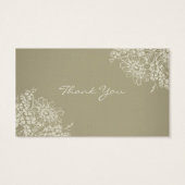 ヴィンテージフローラ結婚式の引き出物ラベル (裏面)