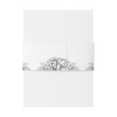 ヴィンテージフローラ結婚式招待状ベリーバンド 招待状ベリーバンド (裏面例)