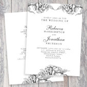 ヴィンテージフローラ結婚式招待状ベリーバンド 招待状ベリーバンド