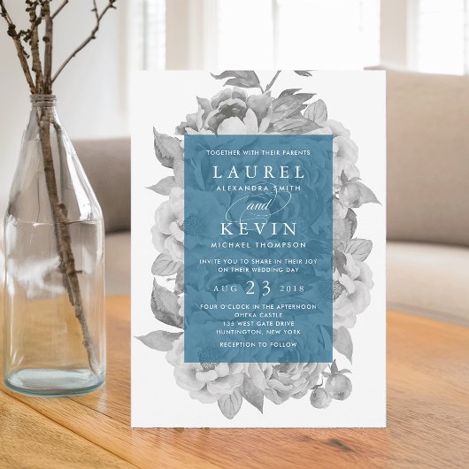 ヴィンテージフローラ結婚式招待状 |セルーリャ 招待状