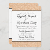 ヴィンテージフローラ結婚式招待状 招待状 (正面/裏面)