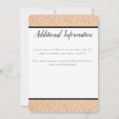 ヴィンテージフローラ結婚式招待状 招待状 (裏面)