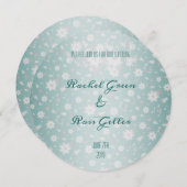 ヴィンテージフローラ結婚式招待状 招待状 (正面/裏面)