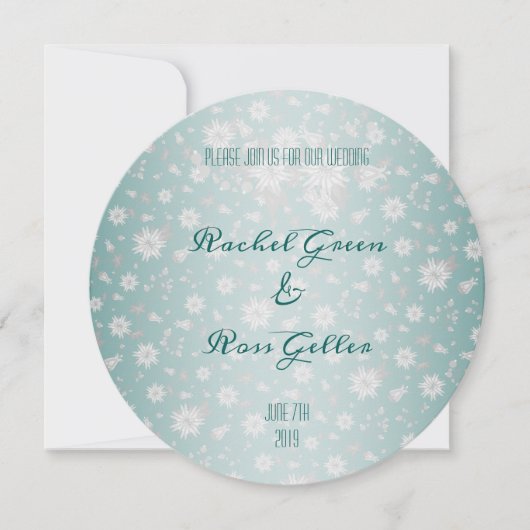 ヴィンテージフローラ結婚式招待状 招待状 (正面)