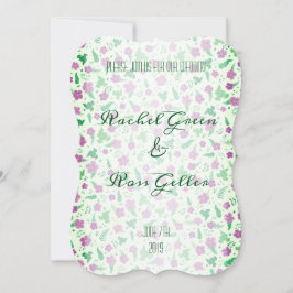 ヴィンテージフローラ結婚式招待状 招待状