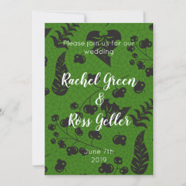 ヴィンテージフローラ結婚式招待状 招待状