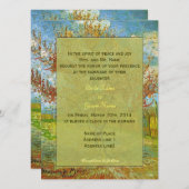 ヴィンテージフローラ結婚式招待状 招待状 (正面/裏面)