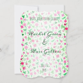 ヴィンテージフローラ結婚式招待状 招待状