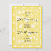 ヴィンテージフローラ結婚式招待状 招待状 (裏面)