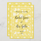 ヴィンテージフローラ結婚式招待状 招待状 (正面/裏面)