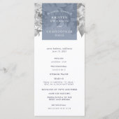 ヴィンテージフローラ結婚式 プログラム |石板 (正面)