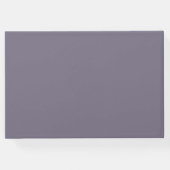 ヴィンテージフローラ絵画のアニバーサリーゲストハウス ゲストブック (裏面)