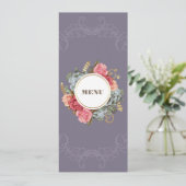 ヴィンテージフローラ絵画のメカスタムニュー・カード メニュー (スタンド正面)