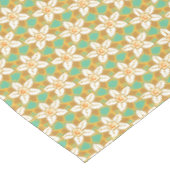 ヴィンテージフローラ緑と黄色のヨンキル模様 テーブルクロス (アングル)