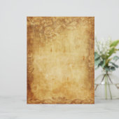 ヴィンテージフローラ縁どスクラップブック紙 (スタンド正面)