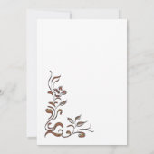 ヴィンテージフローラ縁ど金ゴールド卒業党 招待状 (裏面)