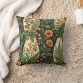 ヴィンテージフローラ背景 クッション (ブランケット)