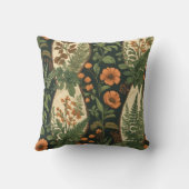 ヴィンテージフローラ背景 クッション (裏面)