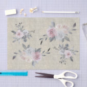 ヴィンテージフローラ脱色 薄葉紙 (クラフト)