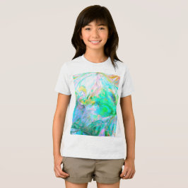 ヴィンテージフローラ自然 – ロマンチックメドウボホ トライブレンドTシャツ