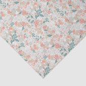 ヴィンテージフローラ花継ぎ目パターン 薄葉紙 (詳細)