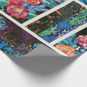 ヴィンテージフローラ芸術 ラッピングペーパー (角)