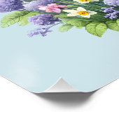 ヴィンテージフローラ茶パーティーinガーデン ポスター (コーナー)