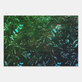 ヴィンテージフローラ葉デコパージ ラッピングペーパーシート (正面3)