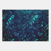 ヴィンテージフローラ葉デコパージ ラッピングペーパーシート (正面2)