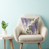 ヴィンテージフローラ藤 クッション (椅子)