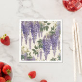 ヴィンテージフローラ藤 スタンダードカクテルナプキン (インサイチュ)