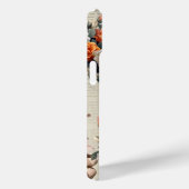 ヴィンテージフローラ蝶パーソナライズされた Case-Mate iPhoneケース (裏面 / 右)