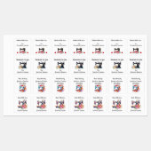 ヴィンテージフローラ裁縫機 ラベル (シート)